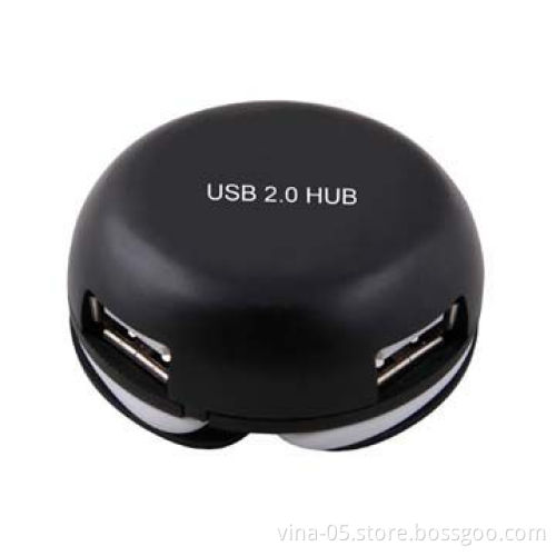 High Speed Mini 4 Port USB Hub for Laptop